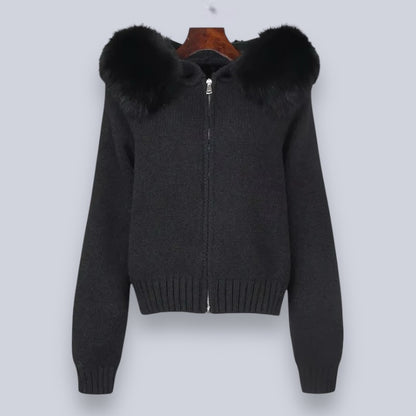 KNITTED FUR JACKET