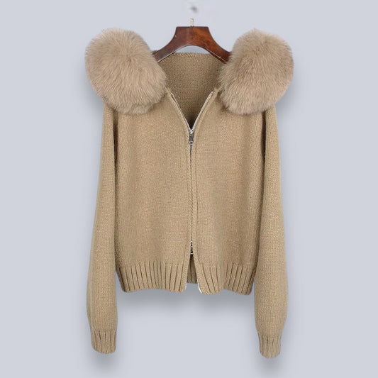 KNITTED FUR JACKET