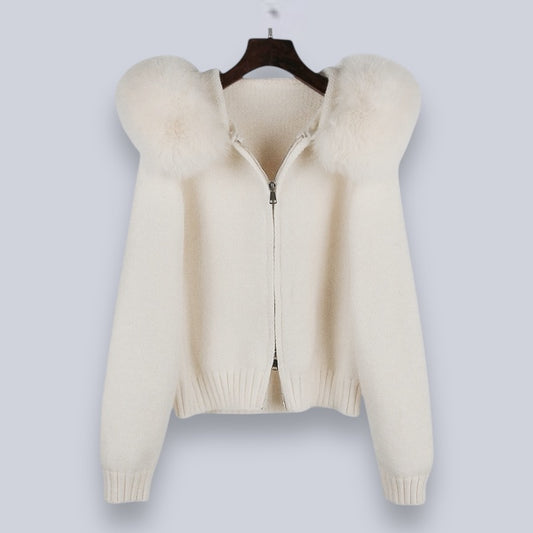 KNITTED FUR JACKET